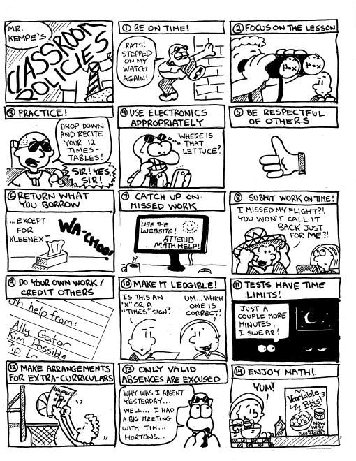 classroom policy cartoon